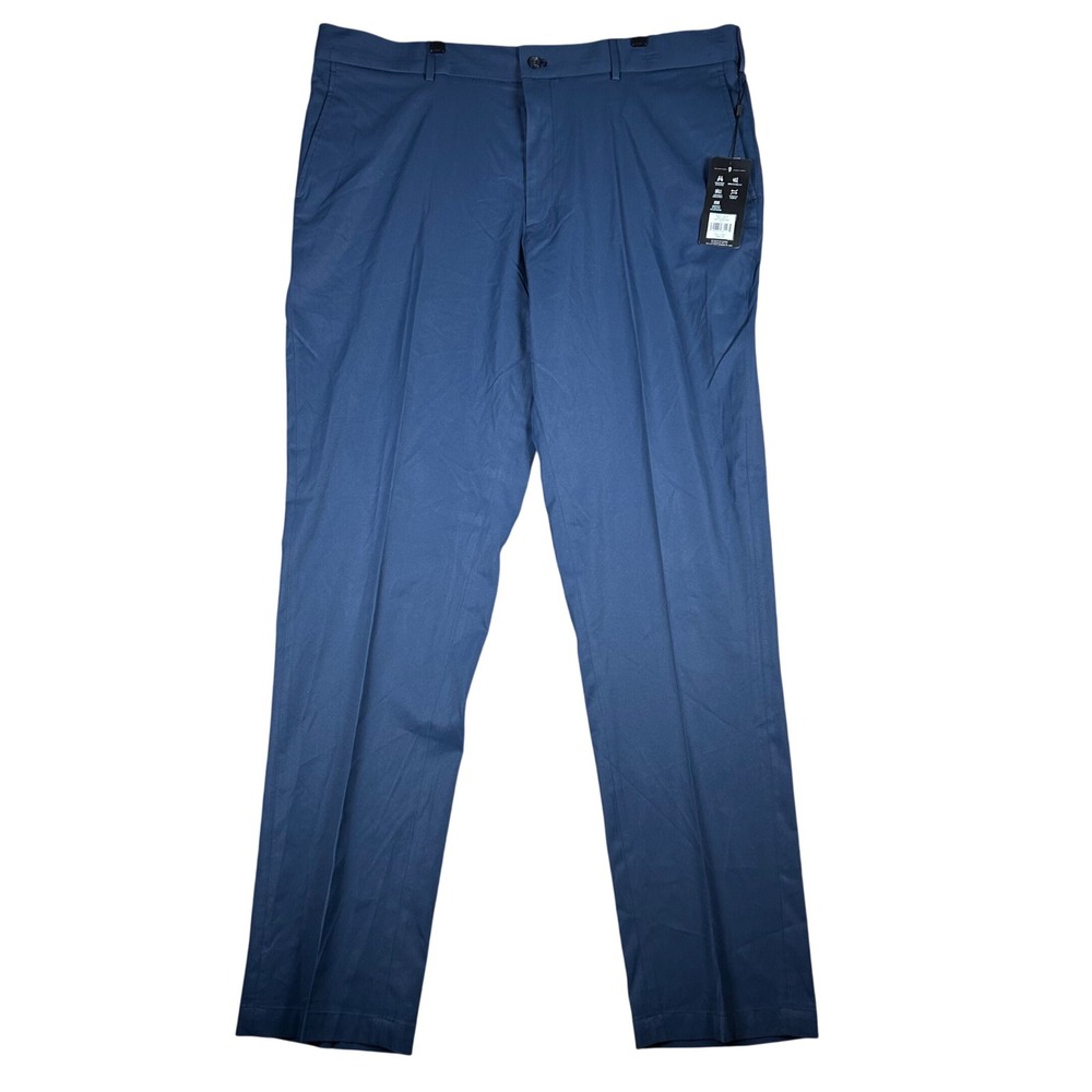 Walter Hagen Mens Perfect 11 Golf Pants Navy Blue 42x36 Straight Big & Tall New